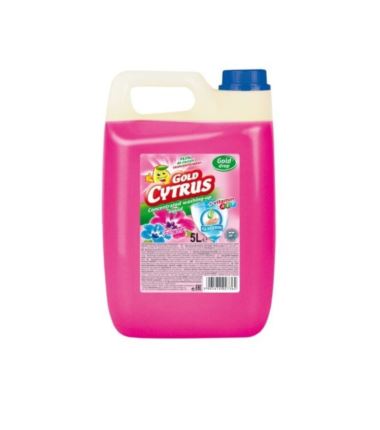Płyn do mycia naczyń "Gold Cytrus" różowy 5L