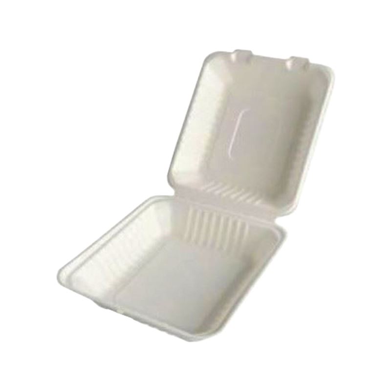 Menu box jednokomorowe opakowanie z trzciny cukrowej 220x200x80 50szt