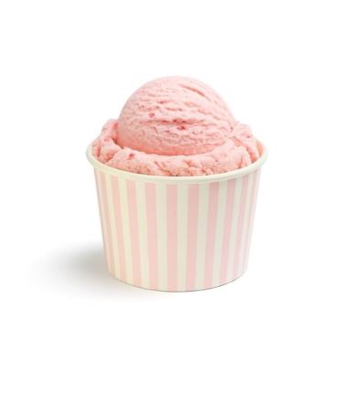 Miseczka papierowa na lody 130ml 50szt