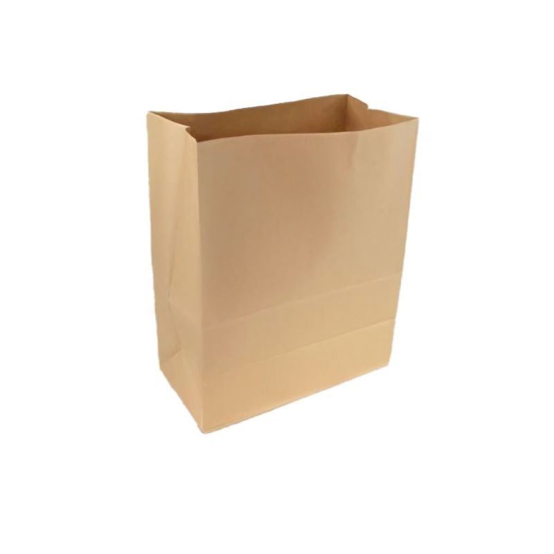 Torba papierowa klockowa brązowa 320x160x420 250szt