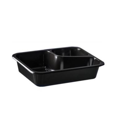 Pojemnik do zgrzewu 227x178x35 czarny 2-dzielny COLT 320szt