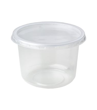 Pojemnik PP fi115 500ml transparentny 8118C 50szt