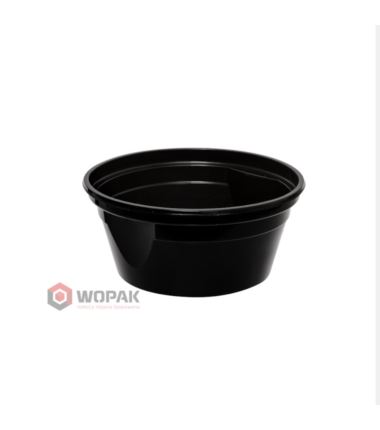 Miska PP 340ml czarna Easy Handle 50szt.