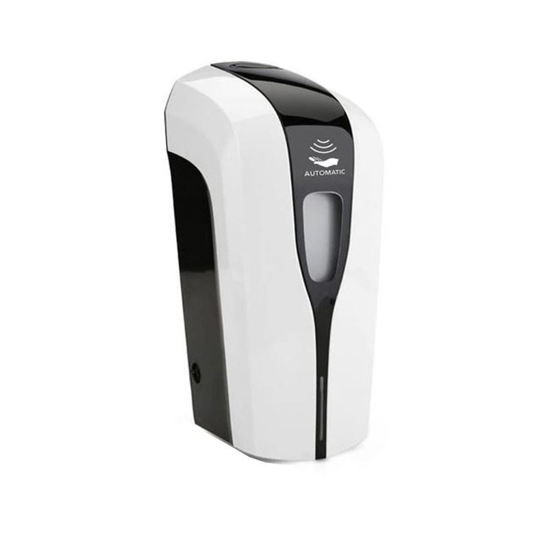 Dozownik automatyczny biało-czarny bezdotykowy do płynów do dezynfekcji. 1L Medisept