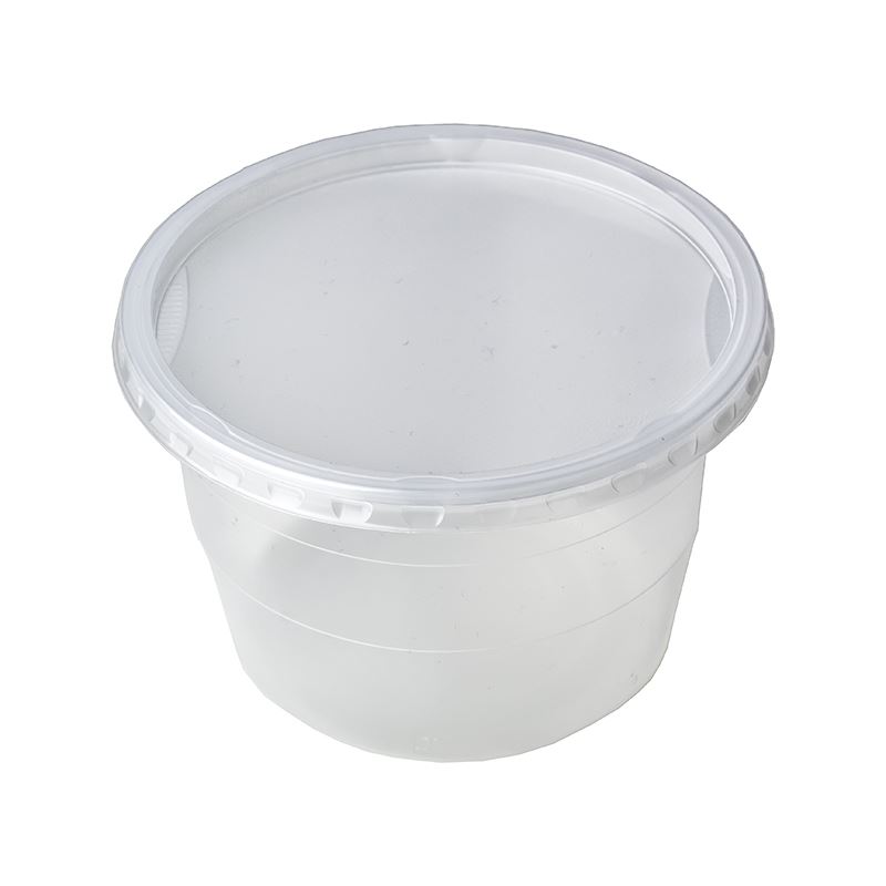 Pokrywka transparentna PP 143mm 50szt