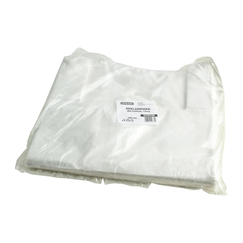 Reklamówki zrywki HDPE 30x55 100szt