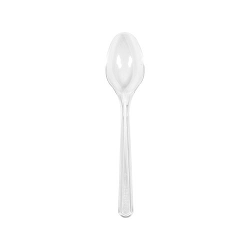 Łyżeczka plastikowa transparentna mocna 50szt