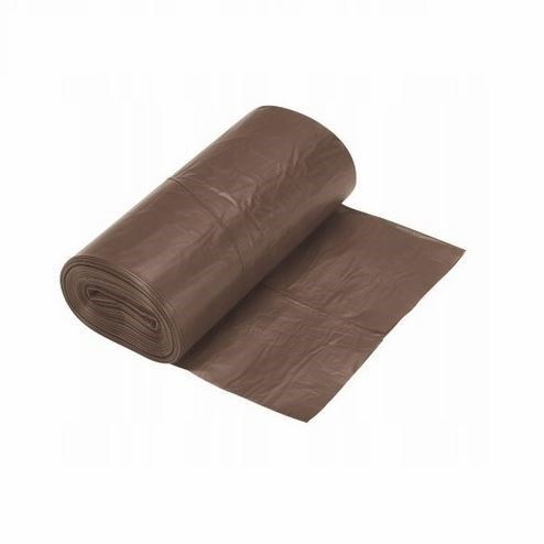 Worki na śmieci 60l LDPE brązowya 20szt