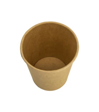 Kubek papierowy 250ml 80mm brązowy kraft 50szt