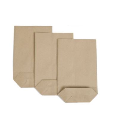 Torebka krzyżowa papierowa 3kg brązowa T-8 op.10kg