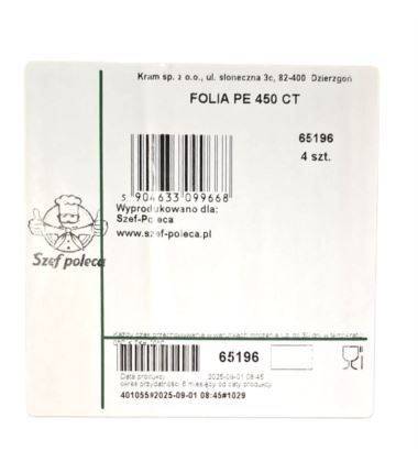 Folia spożywcza PE 45cm 450CT Szef Poleca 4szt