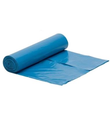 Worki na śmieci 80l LDPE niebieski 20szt