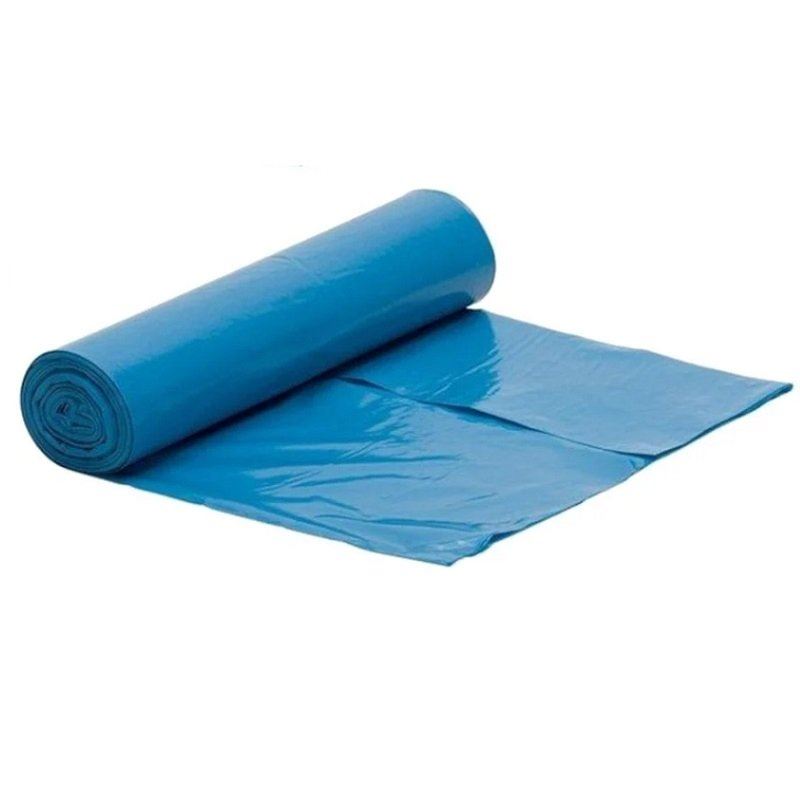 Worki na śmieci 80l LDPE niebieski 20szt