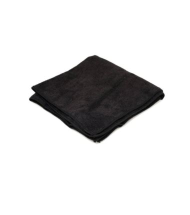 Ścierka z mikrofibry czarna 40x40 cm 1szt