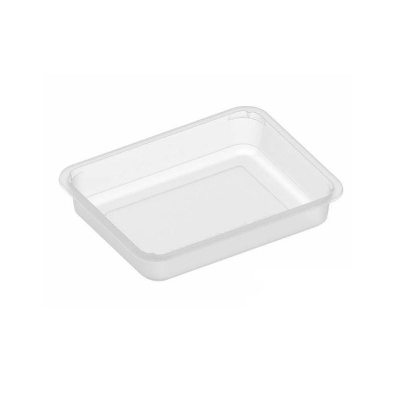 Pojemnik do zgrzewu 227x178x40 mleczny 320szt