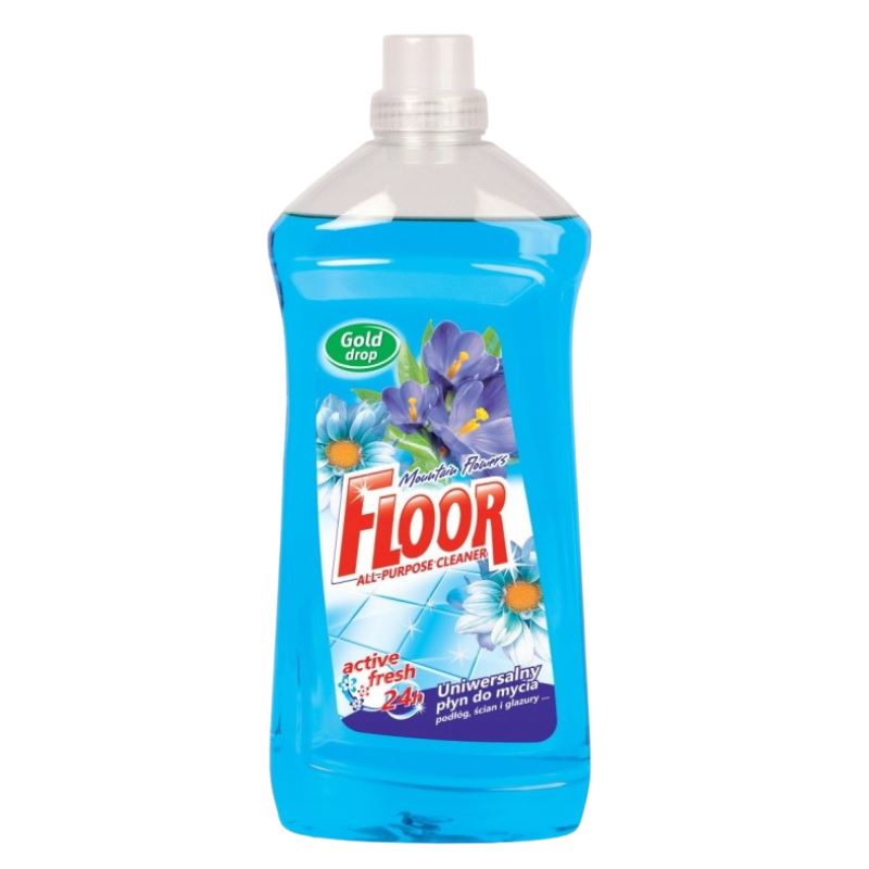Płyn uniwersalny Floor Kwiaty Gór 1,5L Gold Drop
