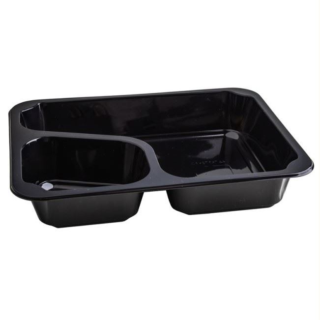 Pojemnik do zgrzewu 227x178x40 czarny 2-dzielny COLT 320szt