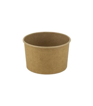 Miseczka papierowa na lody 245ml kraft 25szt