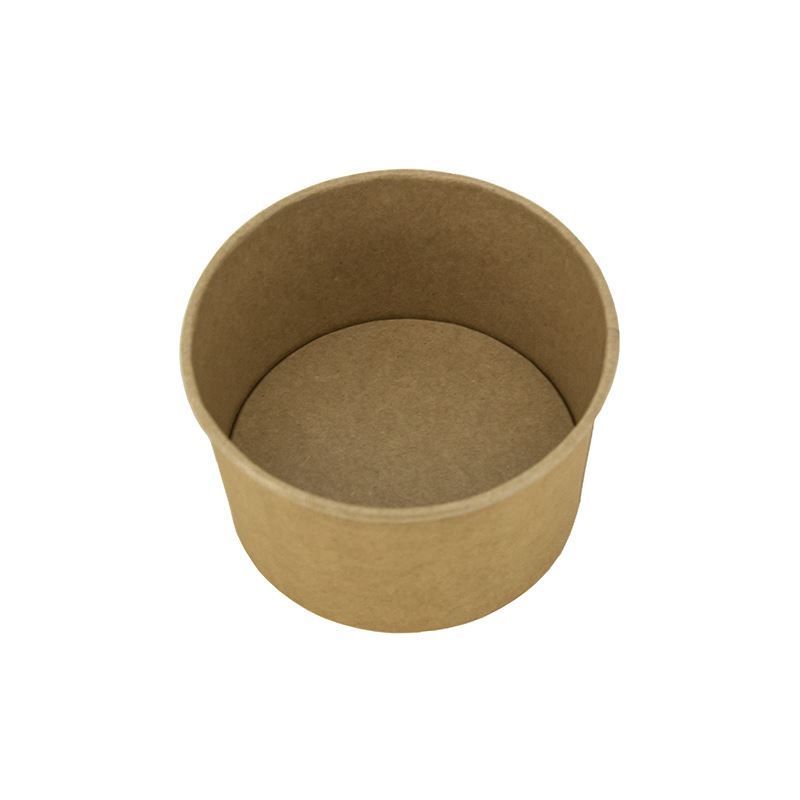 Miseczka papierowa na lody 245ml kraft 25szt