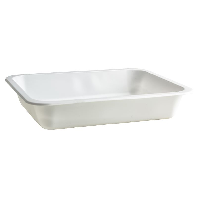 Pojemnik do zgrzewu 227x178x40 biały 1-dzielny 600szt