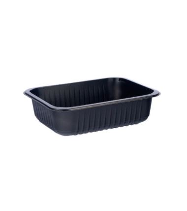 Pojemnik do zgrzewu czarny 187x137x50 PP 640szt