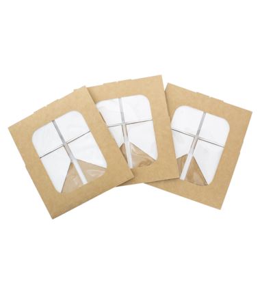 Pudełko cukiernicze 165x110x80mm kraft z oknem ECO 50szt