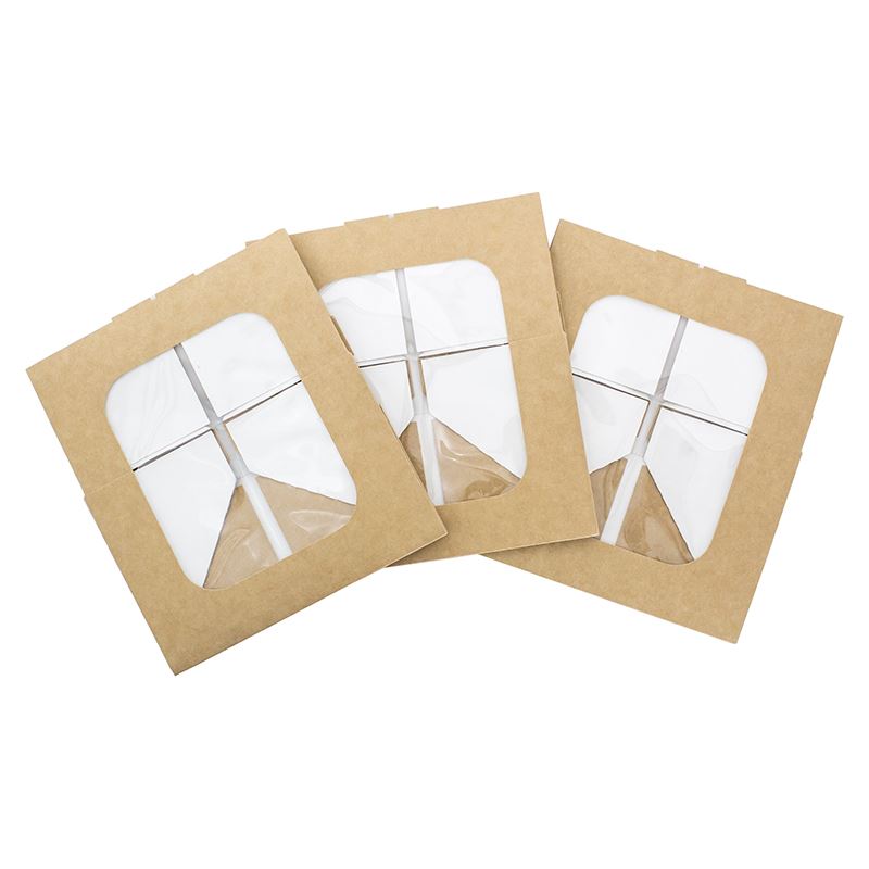 Pudełko cukiernicze 165x110x80mm kraft z oknem ECO 50szt
