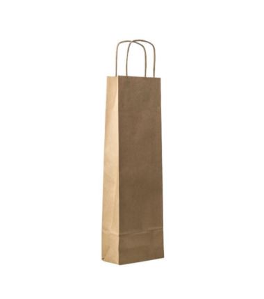 Torba papierowa brązowa z uchem skrętnym 160x80x390 25szt