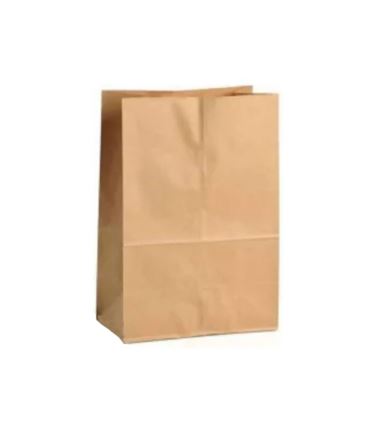 Torba papierowa klockowa brązowa 180x85x230 250szt