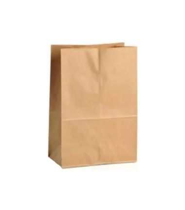 Torba papierowa klockowa brązowa 220x110x335 250szt
