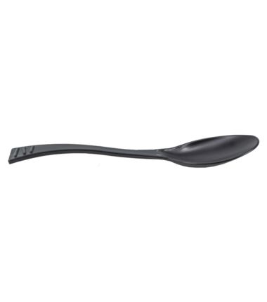 Łyżeczka plastikowa czarna Servipack Wave Design 40szt Guillin
