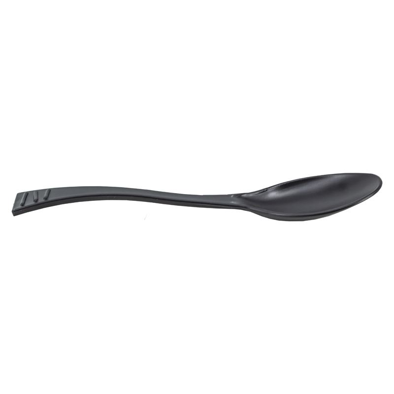 Łyżeczka plastikowa czarna Servipack Wave Design 40szt Guillin