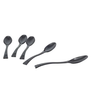 Łyżeczka plastikowa czarna Servipack Wave Design 40szt Guillin