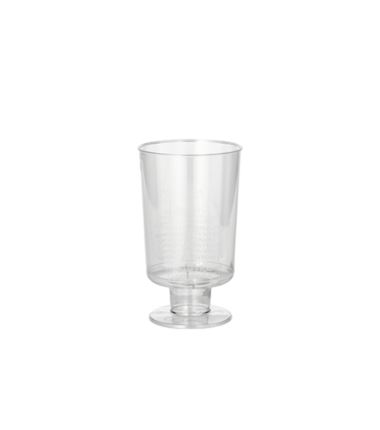 Kieliszek jednorazowy na wino ze stopką 100ml 10szt