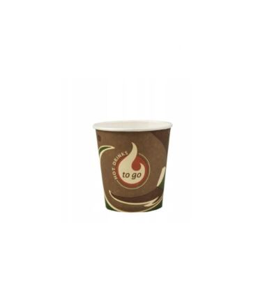 Kubek papierowy 100ml z nadrukiem "To Go" 80szt