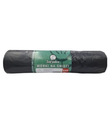 Worki na śmieci 240l LDPE czarne Szef Poleca 10szt