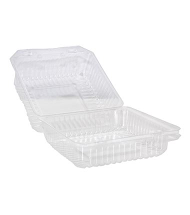 Pojemnik zamykany transparentny na ciasto PET TP25N 50szt