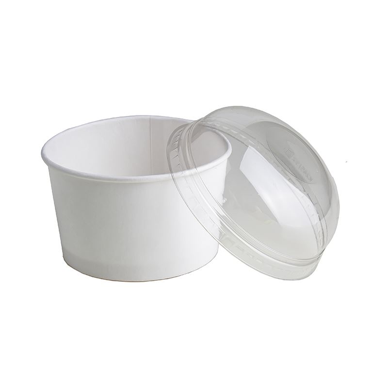 Miseczka papierowa na lody 245ml biała 25szt