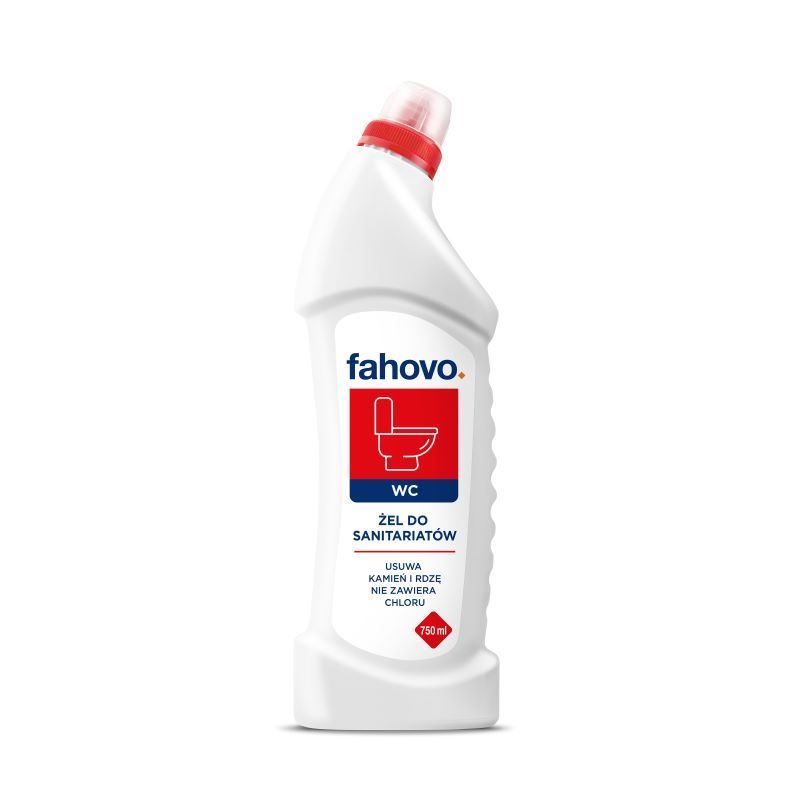 Żel WC do czyszczenia sanitariatów 750ml fahovo 1+1