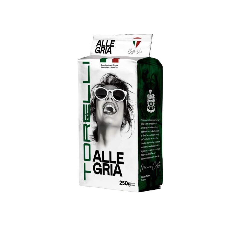 Kawa mielona Torelli Allegria 250g 60% Arabica, 40% Robusta