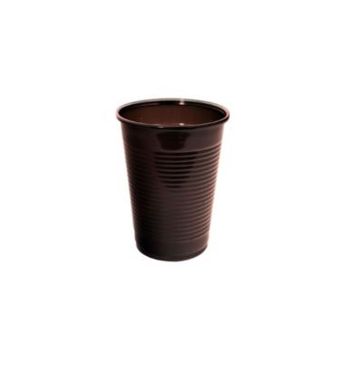 Kubek plastikowy PP 70mm 200ml brązowy 100szt