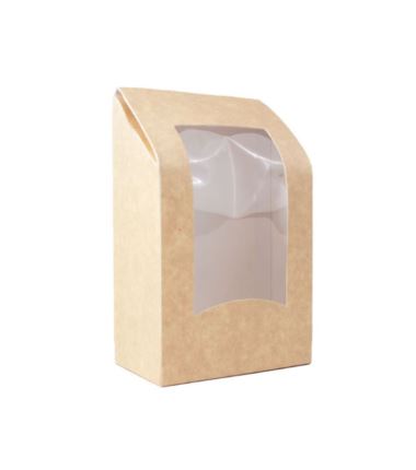 Pudełko na wrap/tortilla z oknem 152x95x54mm 50szt