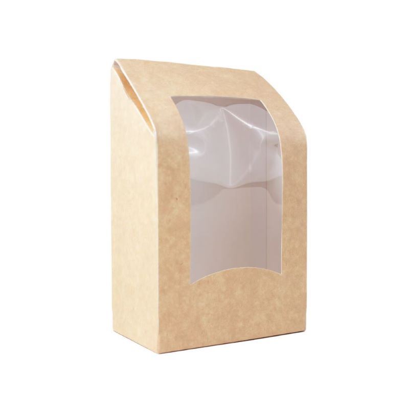 Pudełko na wrap/tortilla z oknem 152x95x54mm 50szt
