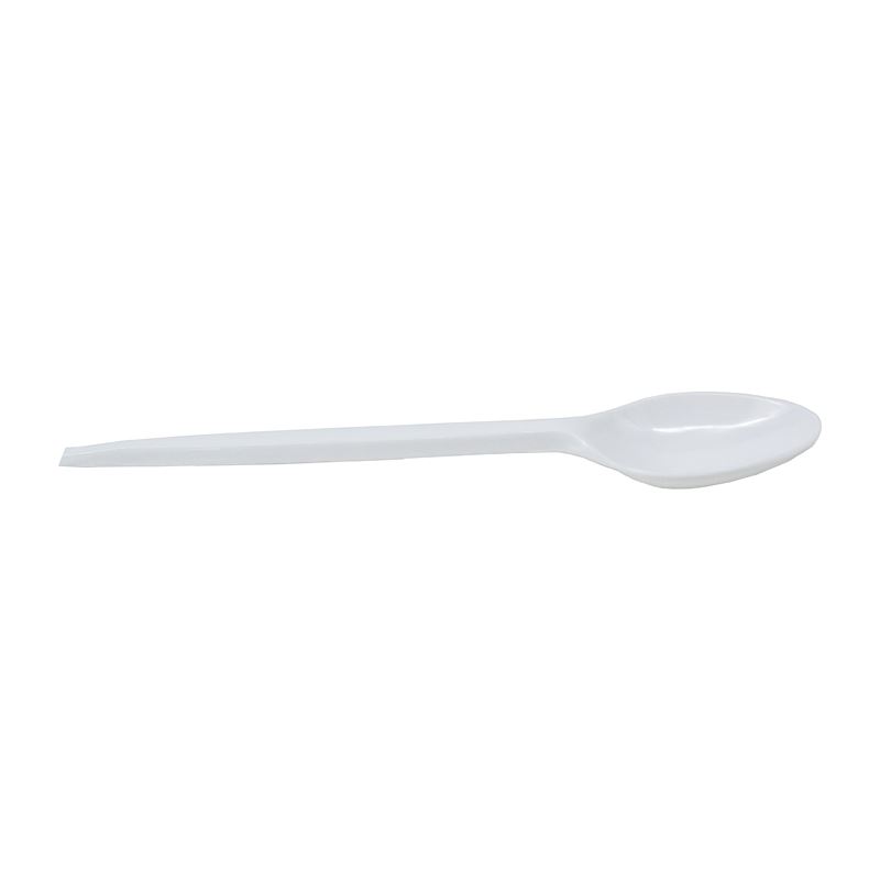 Łyżeczka plastikowa biała 12,5 cm 100szt