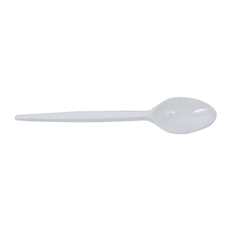 Łyżeczka plastikowa biała 12,5 cm 100szt
