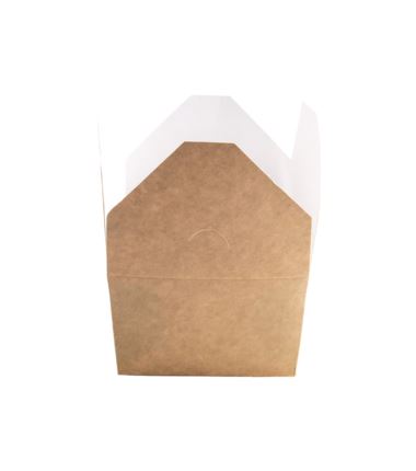 Lunch box do dań na wynos kraft tekturowy 110x90x35mm250ml 50szt