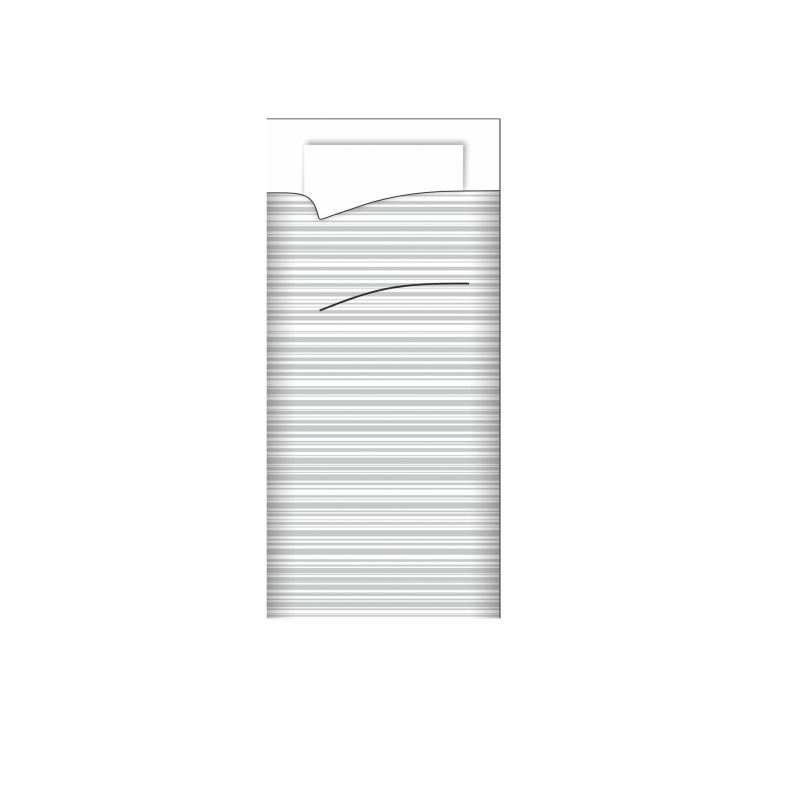 Etui na sztućce KANGUREK + serwetka 2W 100szt