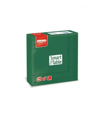 Serwetka składana 33/33 2W 1/4 zielona 50szt