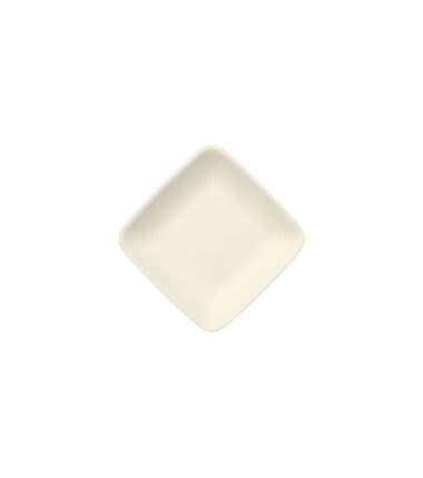 Talerzyk z trzciny cukrowej 6,5x6,5cm biały kwadrat 50szt