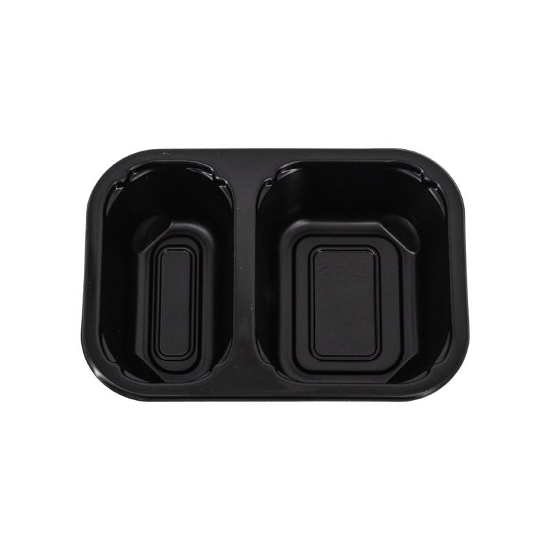 Pojemnik do zgrzewu czarny 2-dzielny 160x112x45 mini 456szt Bittner